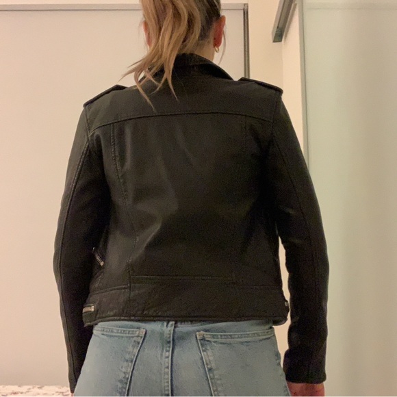 ALL SAINTS | “Bourne” Black Leather Jacket 🖤 - Picture 7 of 7